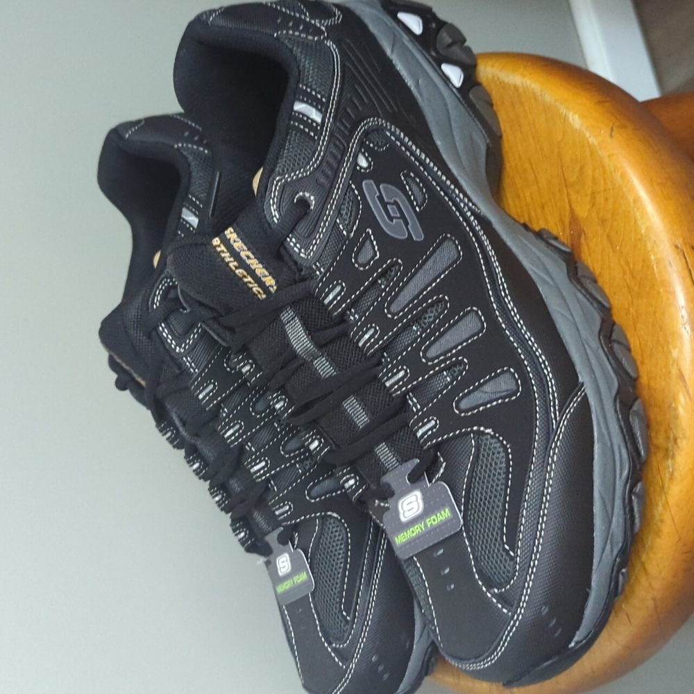 Skechers Men's Black Athletic Shoes